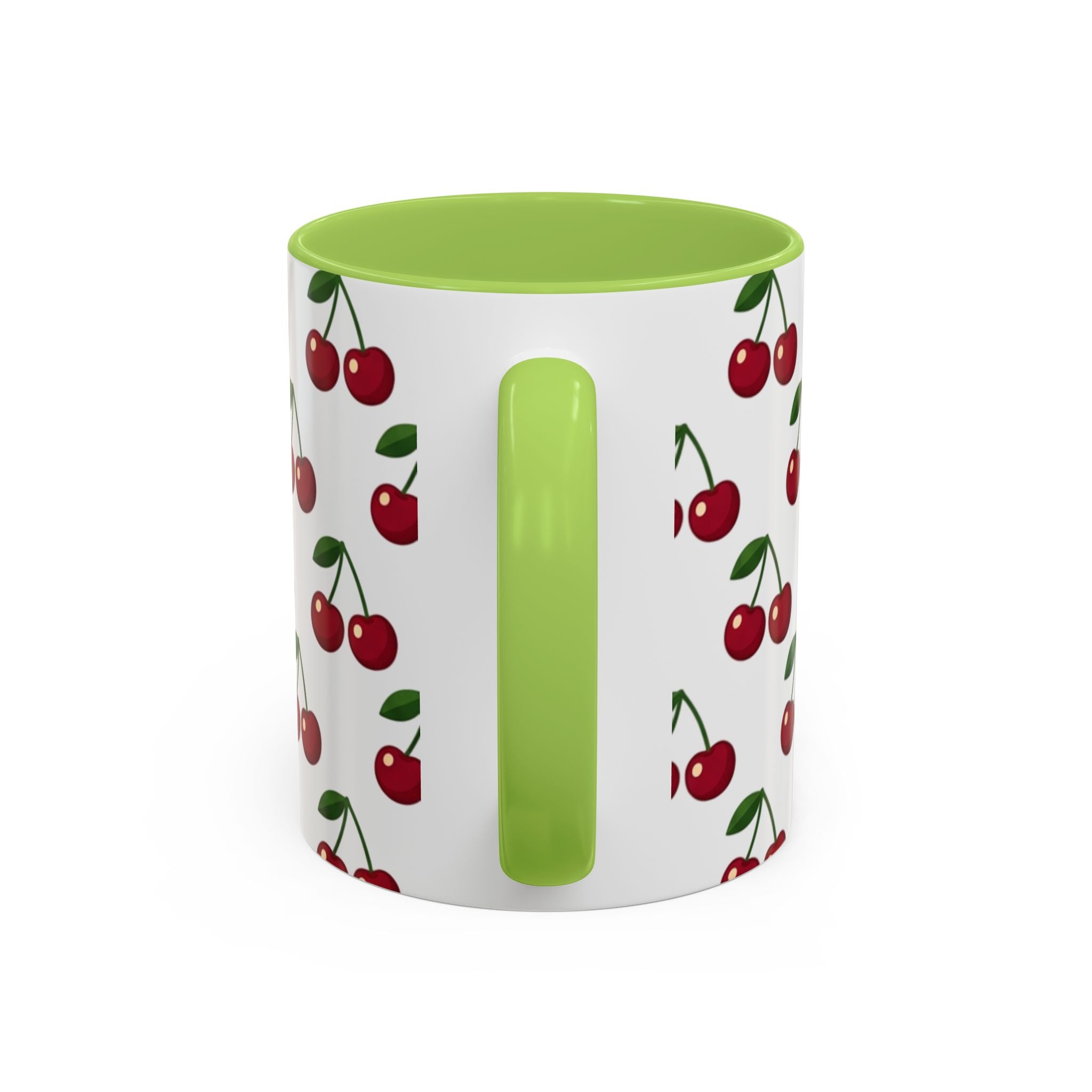 Cherry Pattern Mug | Accent Coffee Mug 11oz or 15oz