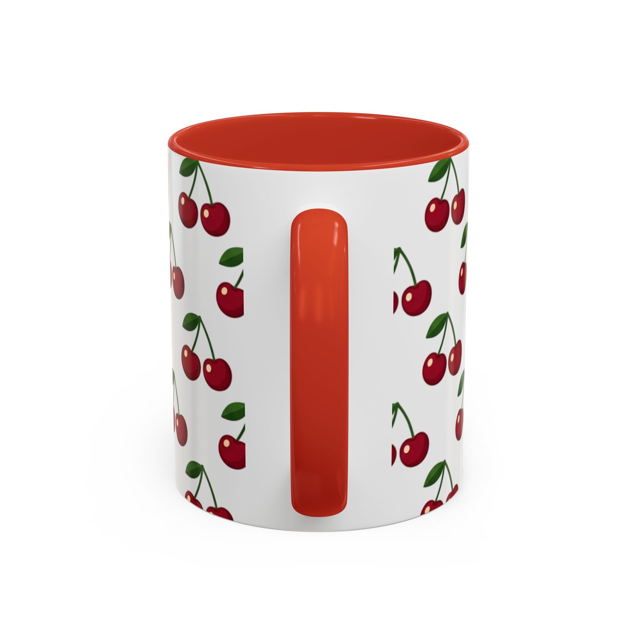 Cherry Pattern Mug | Accent Coffee Mug 11oz or 15oz