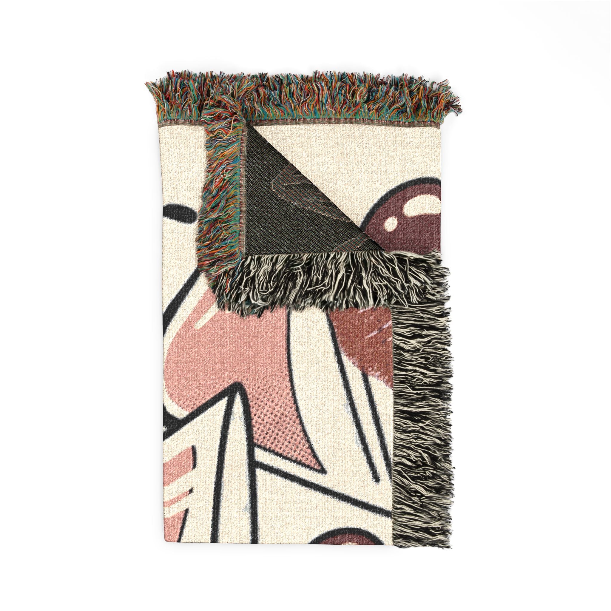 Cocktail Cherry Woven Blanket