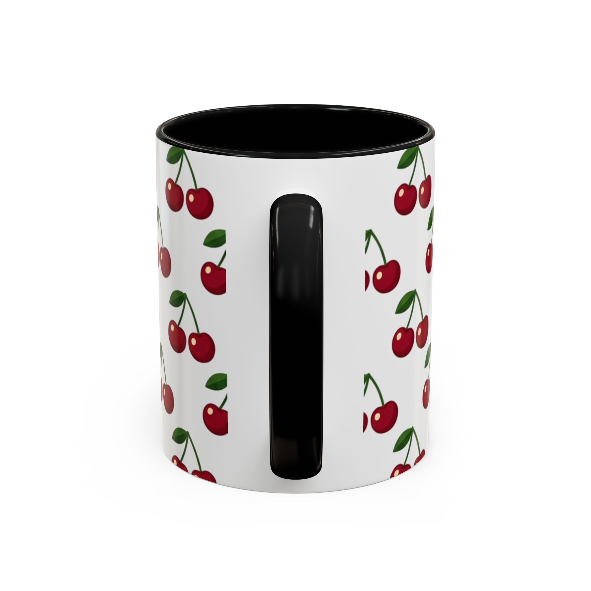Cherry Pattern Mug | Accent Coffee Mug 11oz or 15oz