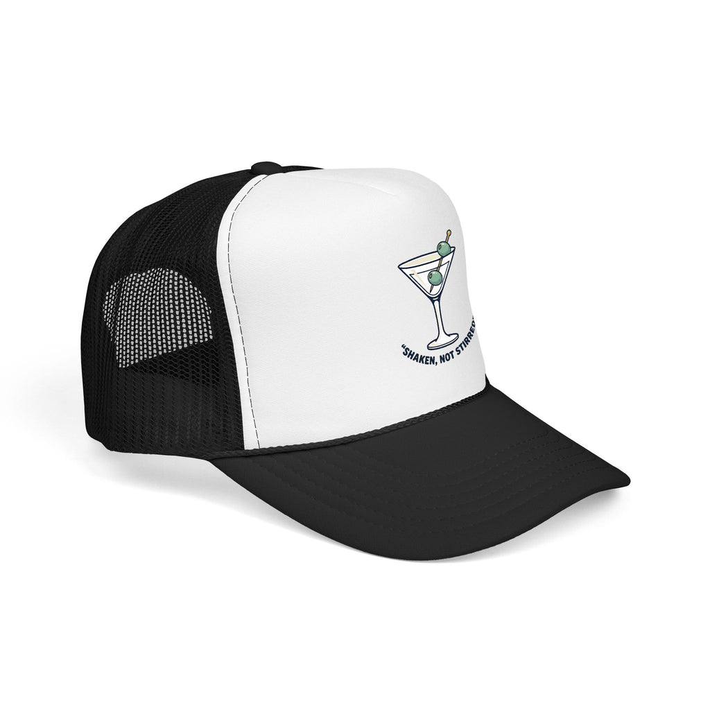 Trucker Hat — "Shaken, Not Stirred" Martini Mesh Cap