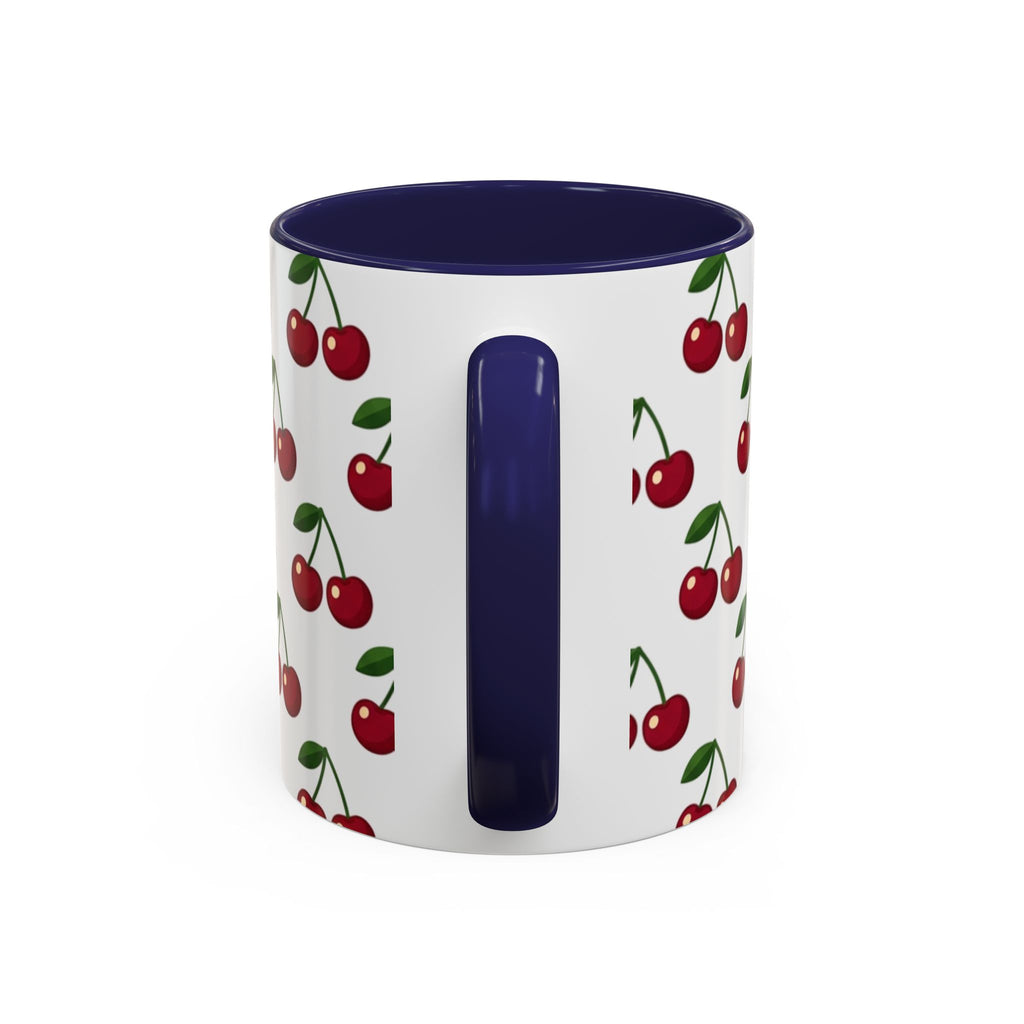 Cherry Pattern Mug | Accent Coffee Mug 11oz or 15oz
