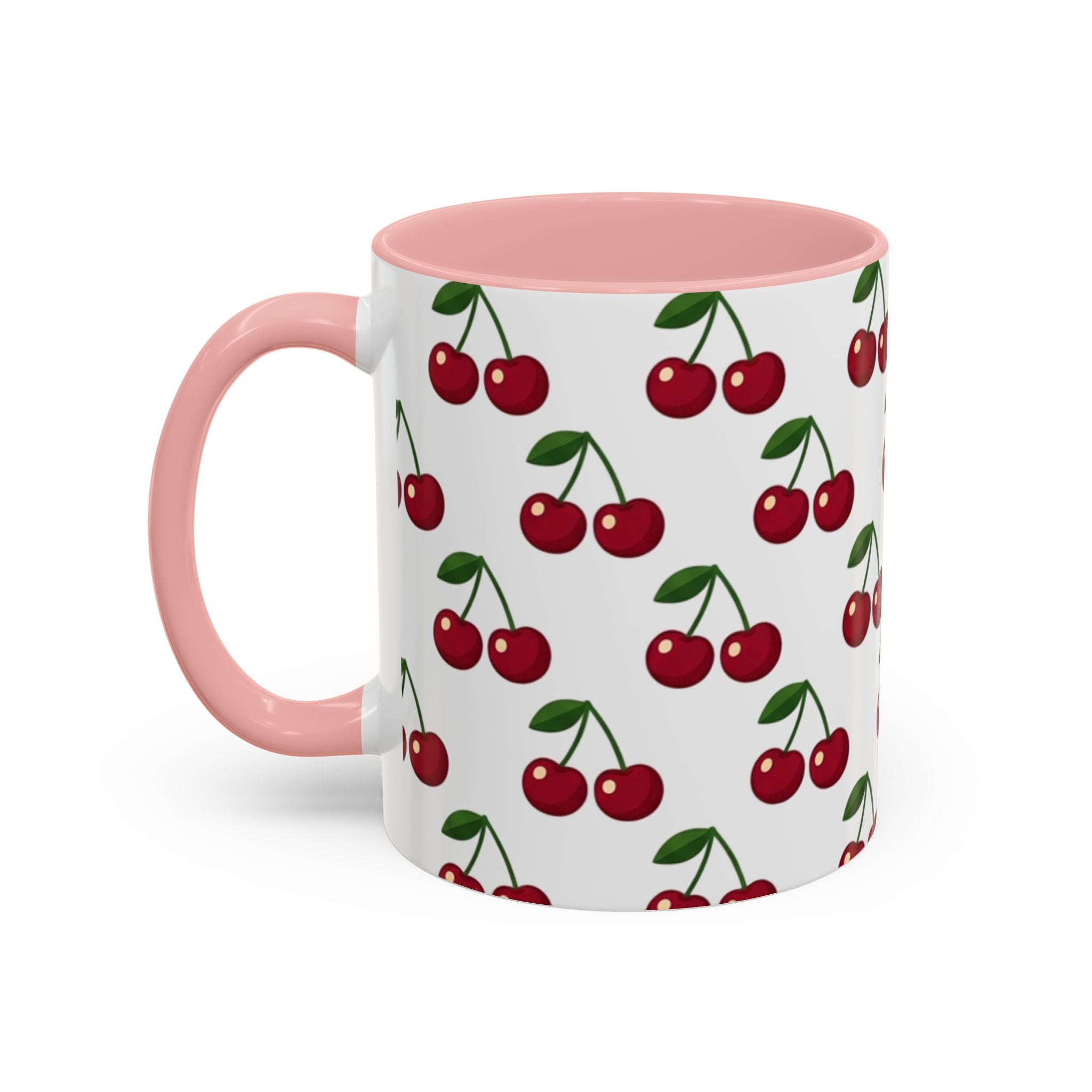 Cherry Pattern Mug | Accent Coffee Mug 11oz or 15oz