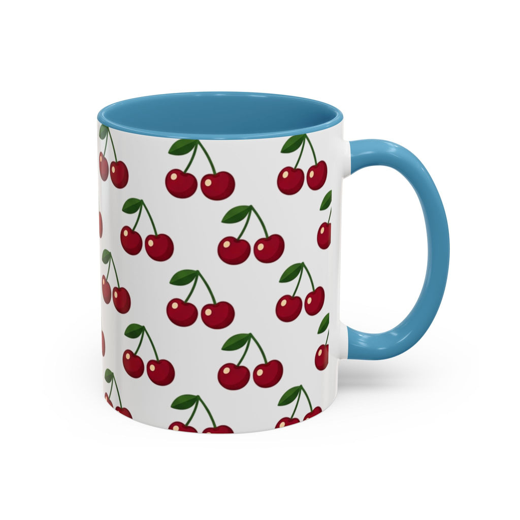 Cherry Pattern Mug | Accent Coffee Mug 11oz or 15oz