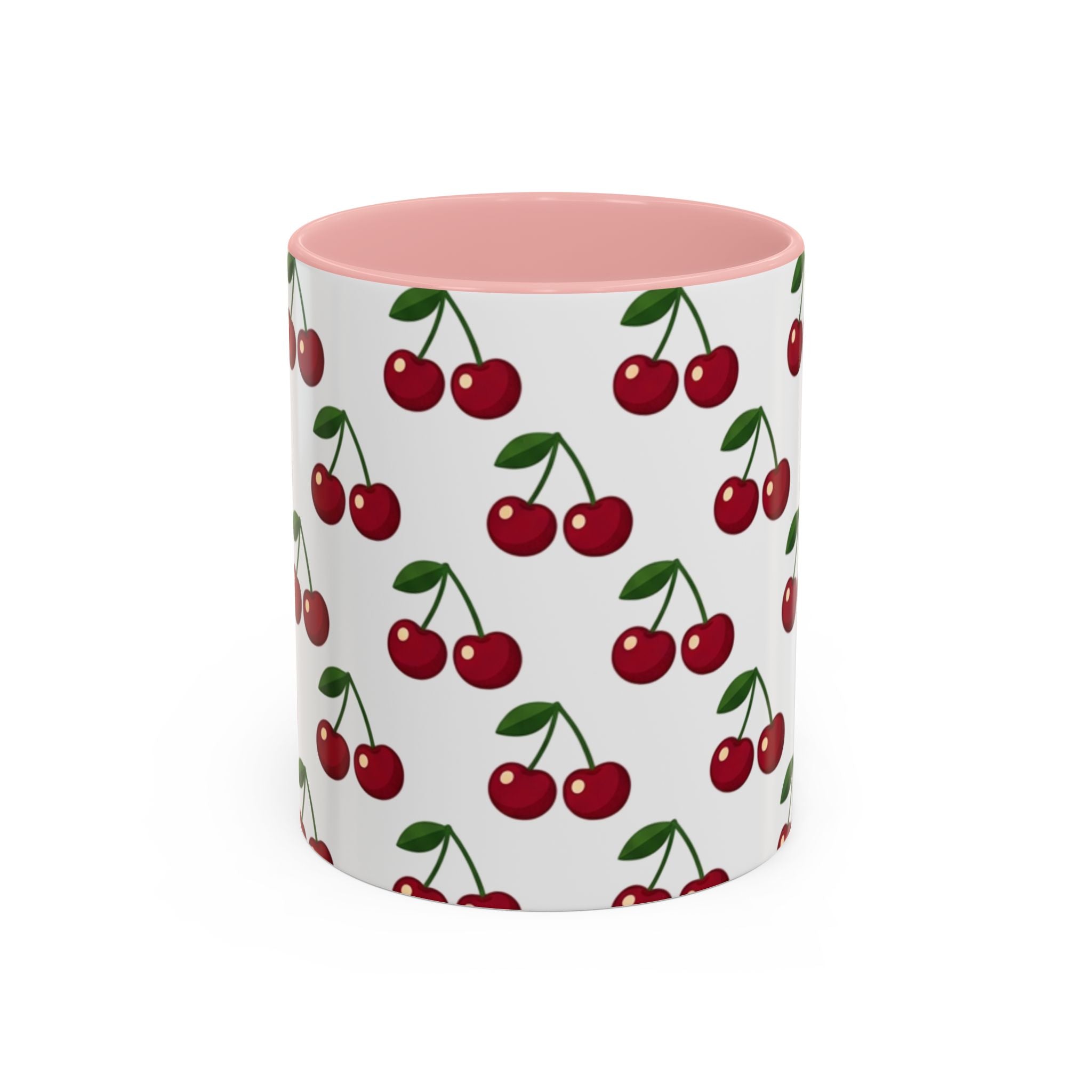 Cherry Pattern Mug | Accent Coffee Mug 11oz or 15oz