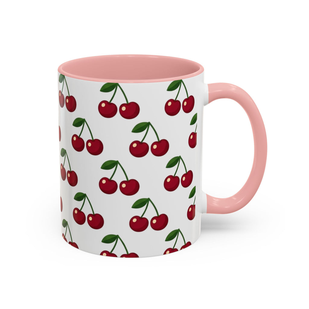 Cherry Pattern Mug | Accent Coffee Mug 11oz or 15oz