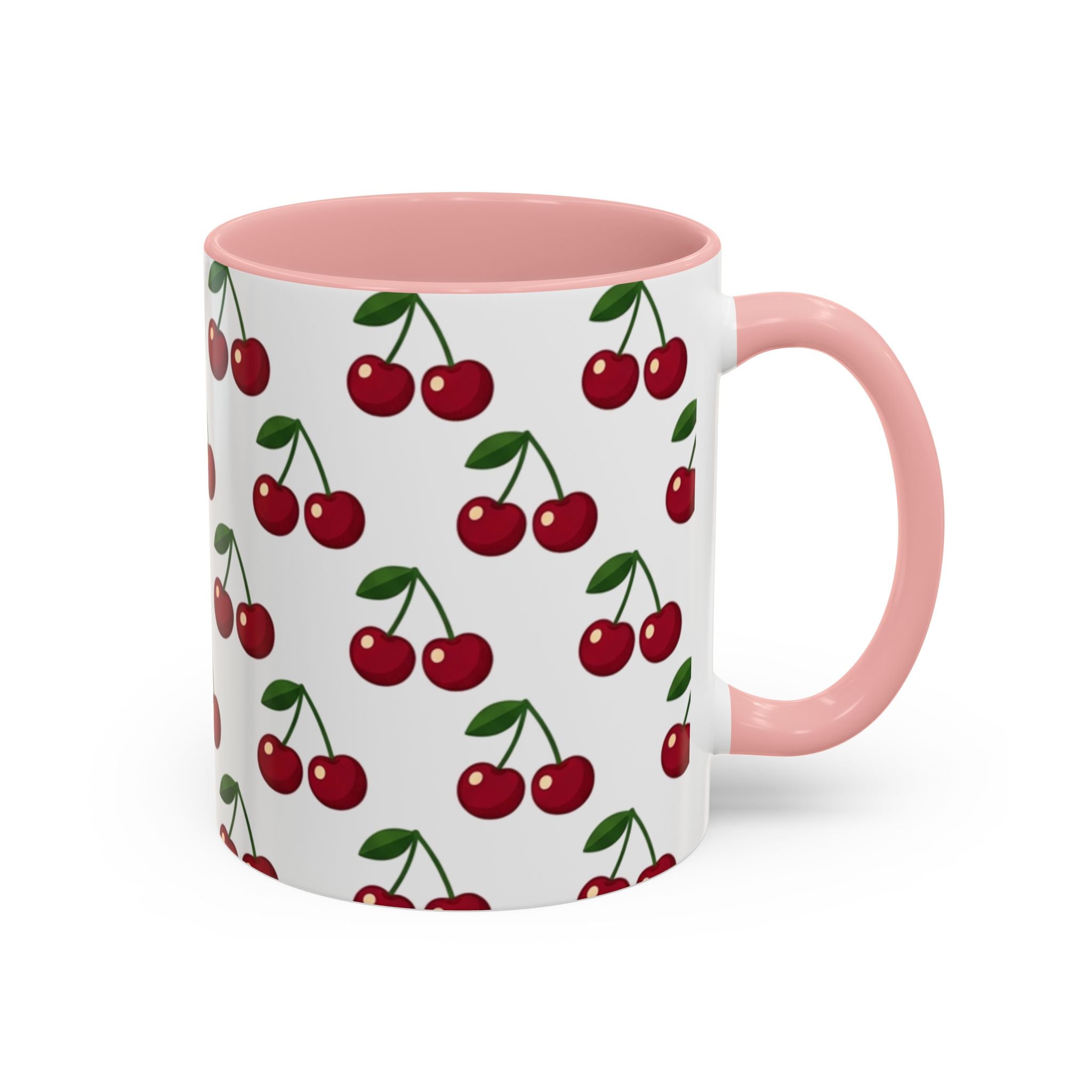 Cherry Pattern Mug | Accent Coffee Mug 11oz or 15oz