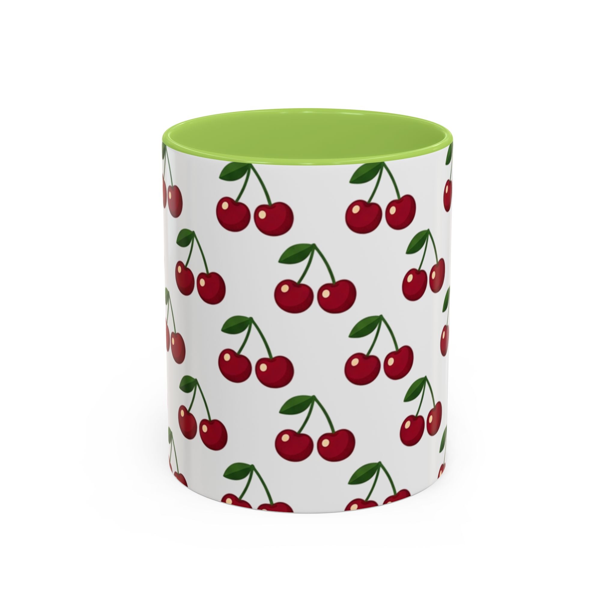 Cherry Pattern Mug | Accent Coffee Mug 11oz or 15oz