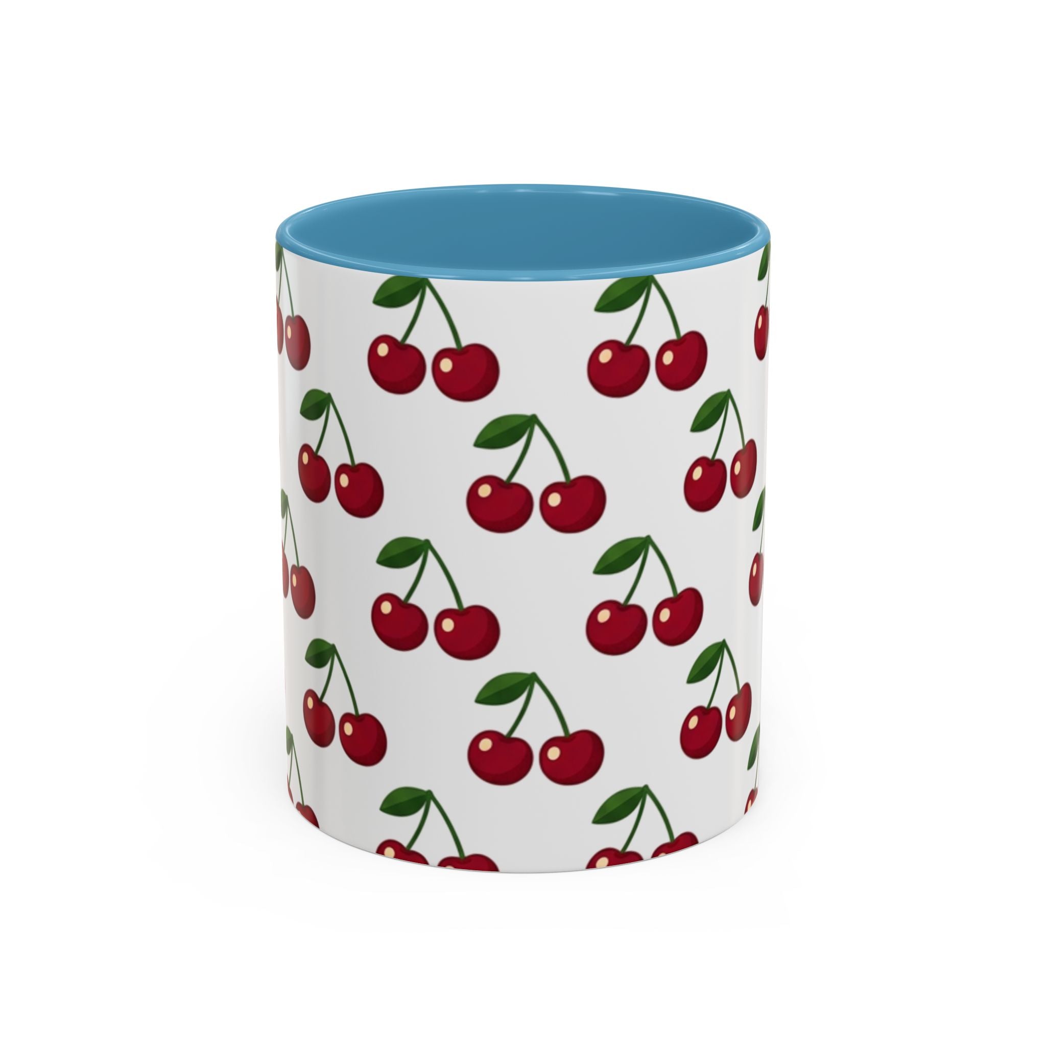 Cherry Pattern Mug | Accent Coffee Mug 11oz or 15oz