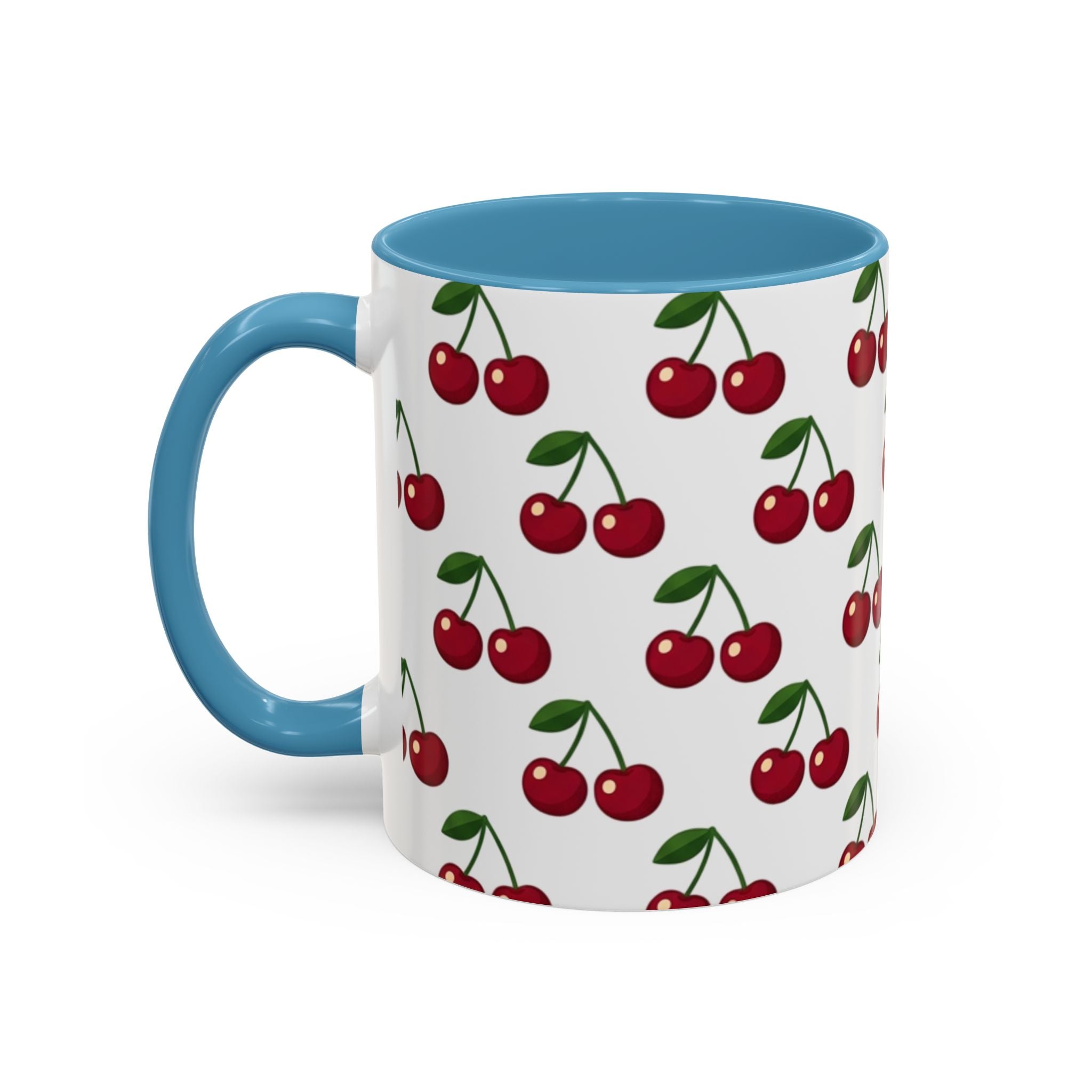 Cherry Pattern Mug | Accent Coffee Mug 11oz or 15oz