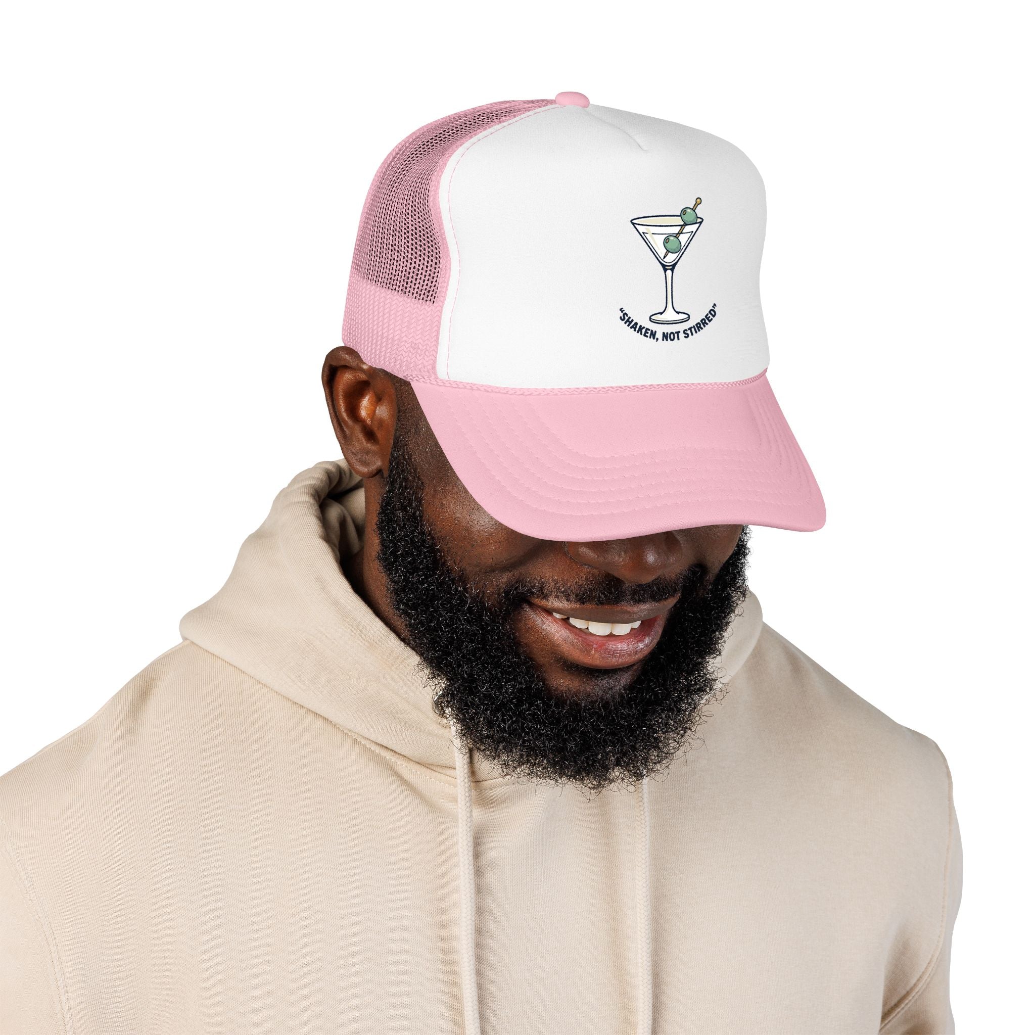 Trucker Hat — "Shaken, Not Stirred" Martini Mesh Cap