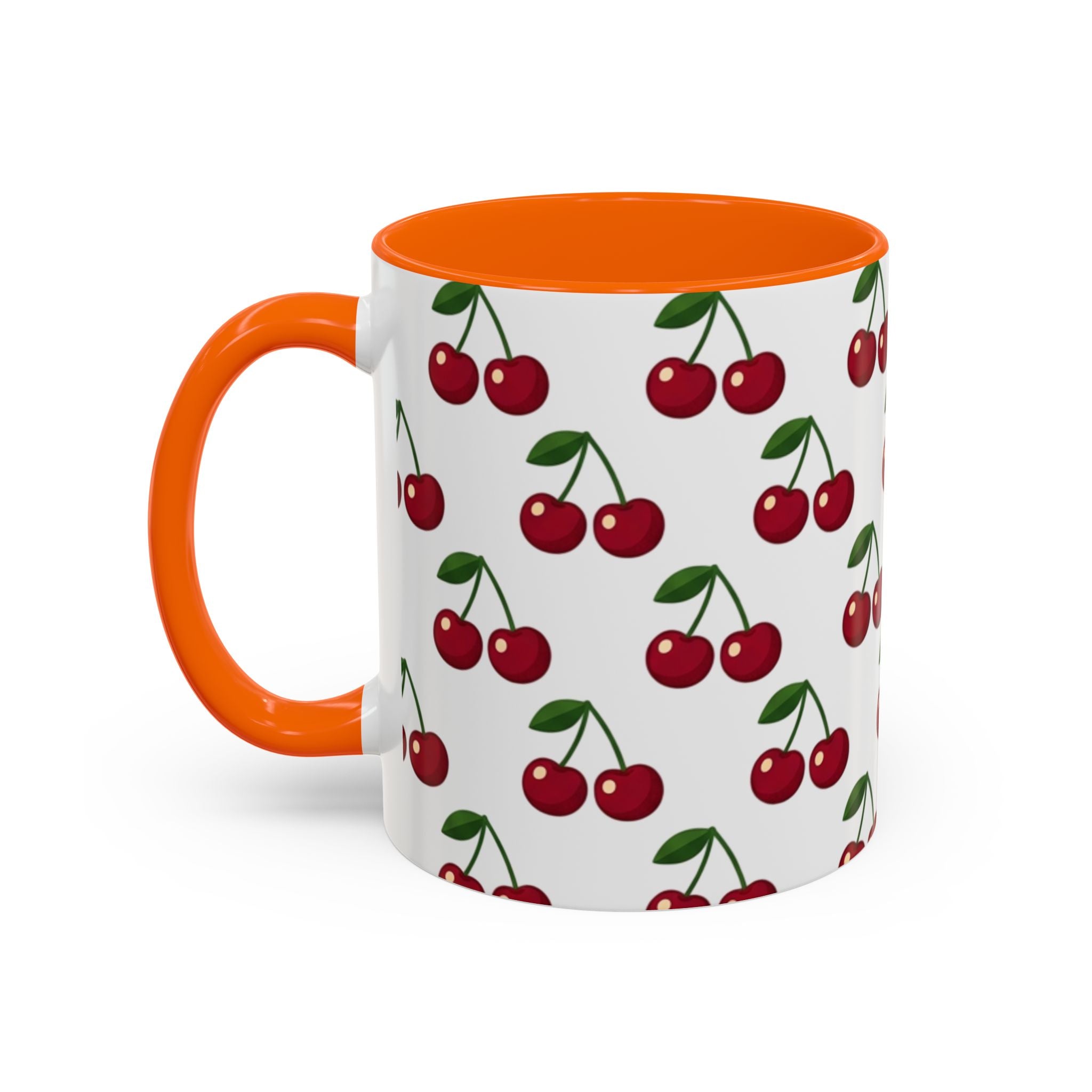 Cherry Pattern Mug | Accent Coffee Mug 11oz or 15oz