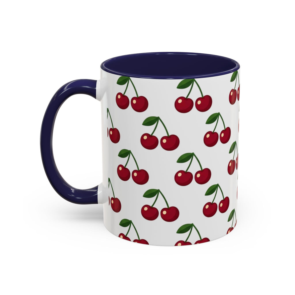 Cherry Pattern Mug | Accent Coffee Mug 11oz or 15oz