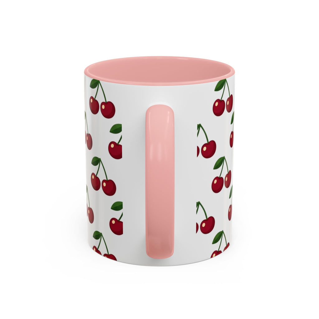 Cherry Pattern Mug | Accent Coffee Mug 11oz or 15oz
